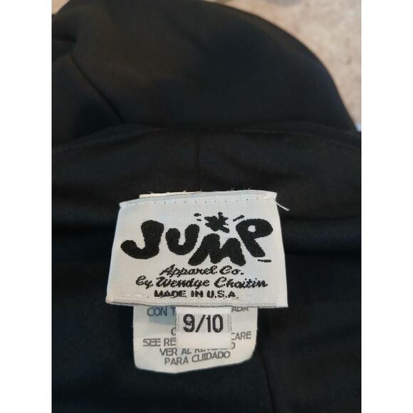 Vintage 90s Y2k JUMP Black Mini Slip‎ Dress Cowl Drape Made USA Juniors Sz 9/10 - Picture 5 of 7